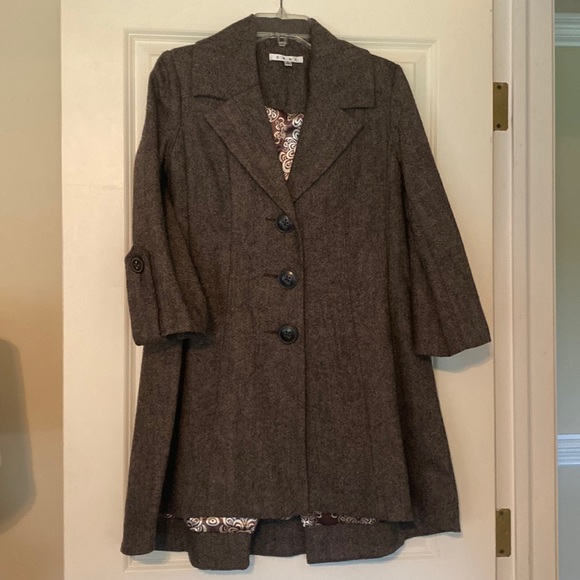 Cabi Shakespeare Swing Pea Coat Style 169, Size 0 - Picture 1 of 9